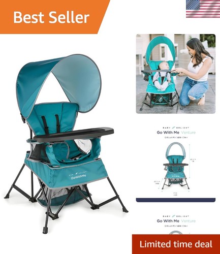 Travel friendly teal chair - travel-friendly,
